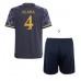 Real Madrid David Alaba #4 Babykleding Uitshirt Kinderen 2023-24 Korte Mouwen (+ korte broeken)